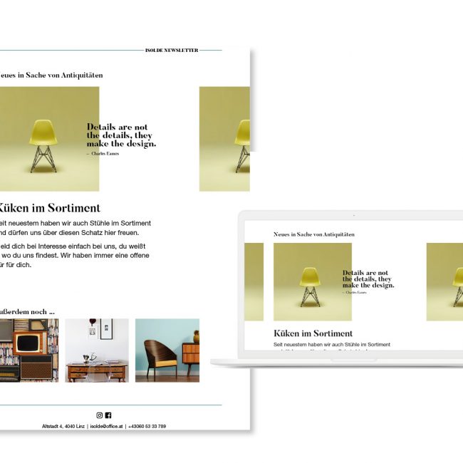 Isolde_Webdesign-Newsletter